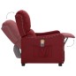 vidaXL Massagesessel mit Aufstehhilfe Weinrot Stoff vidaXL Massagesessel mit Aufstehhilfe Weinrot Stoff