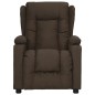 vidaXL Massagesessel mit Aufstehhilfe Dunkelbraun Stoff vidaXL Massagesessel mit Aufstehhilfe Dunkelbraun Stoff