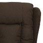 vidaXL Massagesessel mit Aufstehhilfe Dunkelbraun Stoff vidaXL Massagesessel mit Aufstehhilfe Dunkelbraun Stoff