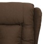 vidaXL Massagesessel mit Aufstehhilfe Braun Stoff vidaXL Massagesessel mit Aufstehhilfe Braun Stoff
