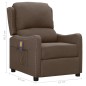 vidaXL Massagesessel mit Aufstehhilfe Taupe Stoff vidaXL Massagesessel mit Aufstehhilfe Taupe Stoff
