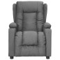 vidaXL Massagesessel mit Aufstehhilfe Hellgrau Stoff vidaXL Massagesessel mit Aufstehhilfe Hellgrau Stoff