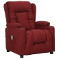 vidaXL Massagesessel mit Aufstehhilfe Weinrot Stoff vidaXL Massagesessel mit Aufstehhilfe Weinrot Stoff