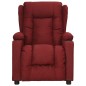 vidaXL Massagesessel mit Aufstehhilfe Weinrot Stoff vidaXL Massagesessel mit Aufstehhilfe Weinrot Stoff