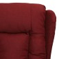 vidaXL Massagesessel mit Aufstehhilfe Weinrot Stoff vidaXL Massagesessel mit Aufstehhilfe Weinrot Stoff