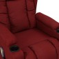 vidaXL Massagesessel mit Aufstehhilfe Weinrot Stoff vidaXL Massagesessel mit Aufstehhilfe Weinrot Stoff