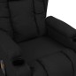 vidaXL Massagesessel mit Aufstehhilfe Schwarz Stoff vidaXL Massagesessel mit Aufstehhilfe Schwarz Stoff