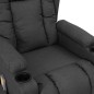 vidaXL Massagesessel mit Aufstehhilfe Dunkelgrau Stoff vidaXL Massagesessel mit Aufstehhilfe Dunkelgrau Stoff