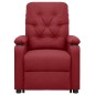 vidaXL Massagesessel mit Aufstehhilfe Weinrot Stoff vidaXL Massagesessel mit Aufstehhilfe Weinrot Stoff