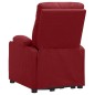 vidaXL Massagesessel mit Aufstehhilfe Weinrot Stoff vidaXL Massagesessel mit Aufstehhilfe Weinrot Stoff