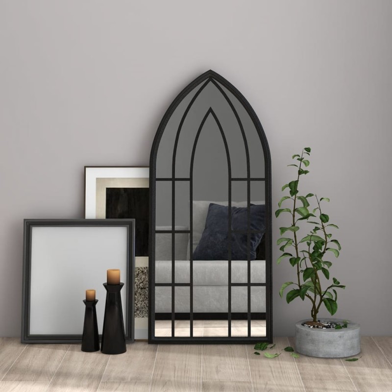 vidaXL Spiegel Schwarz 100x45 cm Eisen für den Innenbereich vidaXL Spiegel Schwarz 100x45 cm Eisen für den Innenbereich