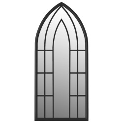 vidaXL Spiegel Schwarz 100x45 cm Eisen für den Innenbereich