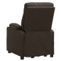 vidaXL Massagesessel mit Aufstehhilfe Dunkelbraun Stoff vidaXL Massagesessel mit Aufstehhilfe Dunkelbraun Stoff