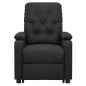 vidaXL Massagesessel mit Aufstehhilfe Schwarz Stoff vidaXL Massagesessel mit Aufstehhilfe Schwarz Stoff