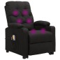 vidaXL Massagesessel mit Aufstehhilfe Schwarz Stoff vidaXL Massagesessel mit Aufstehhilfe Schwarz Stoff