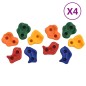 vidaXL Klettersteine 40 Stk. PE Mehrfarbig vidaXL Klettersteine 40 Stk. PE Mehrfarbig