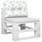Palettenkissen Blattmuster 60x40x12 cm Stoff Palettenkissen Blattmuster 60x40x12 cm Stoff