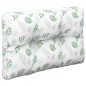Palettenkissen Blattmuster 60x40x12 cm Stoff Palettenkissen Blattmuster 60x40x12 cm Stoff