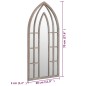 vidaXL Spiegel Sandfarben 70x30 cm Eisen für den Innenbereich vidaXL Spiegel Sandfarben 70x30 cm Eisen für den Innenbereich