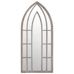 vidaXL Spiegel Sandfarben 100x45 cm Eisen für den Innenbereich