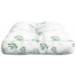 Palettenkissen Blattmuster 60x40x12 cm Stoff Palettenkissen Blattmuster 60x40x12 cm Stoff