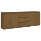 vidaXL Beistellschrank Honigbraun 180x36x65 cm Massivholz Kiefer vidaXL Beistellschrank Honigbraun 180x36x65 cm Massivholz Kiefer