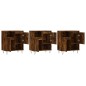 Sideboards 3 Stk. Räuchereiche Holzwerkstoff Sideboards 3 Stk. Räuchereiche Holzwerkstoff