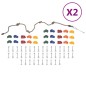 vidaXL Klettersteine mit Seil 50 Stk. Mehrfarbig vidaXL Klettersteine mit Seil 50 Stk. Mehrfarbig