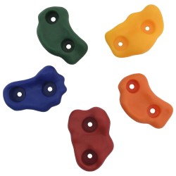 vidaXL Klettersteine mit Seil 50 Stk. Mehrfarbig  