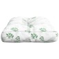 Palettenkissen Blattmuster 50x40x12 cm Stoff Palettenkissen Blattmuster 50x40x12 cm Stoff