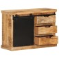 vidaXL Sideboard 80x30x55 cm Massives Raues Mangoholz vidaXL Sideboard 80x30x55 cm Massives Raues Mangoholz
