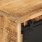 vidaXL Sideboard 80x30x55 cm Massives Raues Mangoholz vidaXL Sideboard 80x30x55 cm Massives Raues Mangoholz