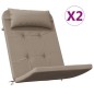 vidaXL Adirondack-Auflagen 2 Stk. Taupe Oxford-Gewebe vidaXL Adirondack-Auflagen 2 Stk. Taupe Oxford-Gewebe