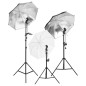 vidaXL Fotostudio-Set mit Beleuchtung und Hintergrund vidaXL Fotostudio-Set mit Beleuchtung und Hintergrund