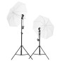 vidaXL Fotostudio-Set mit Beleuchtung und Hintergrund vidaXL Fotostudio-Set mit Beleuchtung und Hintergrund