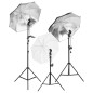 vidaXL Fotostudio-Set mit Beleuchtung und Hintergrund vidaXL Fotostudio-Set mit Beleuchtung und Hintergrund