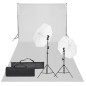 vidaXL Fotostudio-Set mit Beleuchtung und Hintergrund vidaXL Fotostudio-Set mit Beleuchtung und Hintergrund