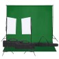vidaXL Fotostudio-Set mit Beleuchtung und Hintergrund vidaXL Fotostudio-Set mit Beleuchtung und Hintergrund