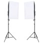 vidaXL Fotostudio-Set mit Beleuchtung und Hintergrund vidaXL Fotostudio-Set mit Beleuchtung und Hintergrund