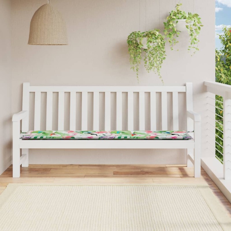 vidaXL Gartenbank-Auflage Mehrfarbig 200x50x3 cm Stoff vidaXL Gartenbank-Auflage Mehrfarbig 200x50x3 cm Stoff