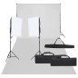 vidaXL Fotostudio-Set mit Beleuchtung und Hintergrund vidaXL Fotostudio-Set mit Beleuchtung und Hintergrund