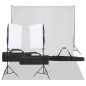 vidaXL Fotostudio-Set mit Beleuchtung und Hintergrund vidaXL Fotostudio-Set mit Beleuchtung und Hintergrund