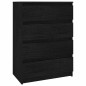 vidaXL Beistellschränke 3 Stk. Schwarz Massivholz Kiefer vidaXL Beistellschränke 3 Stk. Schwarz Massivholz Kiefer
