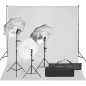 vidaXL Fotostudio-Set mit Beleuchtung und Hintergrund vidaXL Fotostudio-Set mit Beleuchtung und Hintergrund