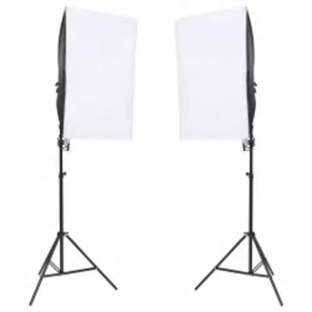 vidaXL Fotostudio-Set mit Beleuchtung und Hintergrund