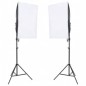 vidaXL Fotostudio-Set mit Beleuchtung und Hintergrund vidaXL Fotostudio-Set mit Beleuchtung und Hintergrund