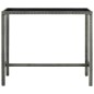 vidaXL 7-tlg. Gartenbar-Set mit Kissen Poly Rattan Grau vidaXL 7-tlg. Gartenbar-Set mit Kissen Poly Rattan Grau