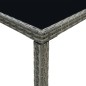 vidaXL 7-tlg. Gartenbar-Set mit Kissen Poly Rattan Grau vidaXL 7-tlg. Gartenbar-Set mit Kissen Poly Rattan Grau