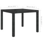 vidaXL 5-tlg. Garten-Essgruppe mit Auflagen Poly Rattan Schwarz vidaXL 5-tlg. Garten-Essgruppe mit Auflagen Poly Rattan Schwarz