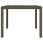 vidaXL 3-tlg. Garten-Essgruppe mit Auflagen Poly Rattan Grau vidaXL 3-tlg. Garten-Essgruppe mit Auflagen Poly Rattan Grau